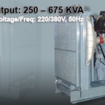 MAN Genset output: 250 – 675 KVA